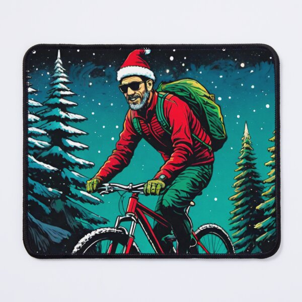 Item preview, Shredding Christmas Trails on an MTB designed and sold by GrizzlyCollective.