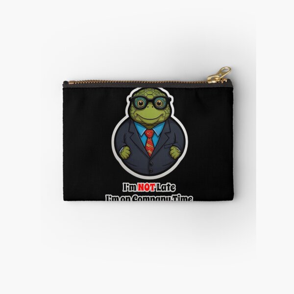 Item preview, Office Turtle Funny Corporate Design - I am NOT Late. I am on Company Time designed and sold by Ridiculam Toga.