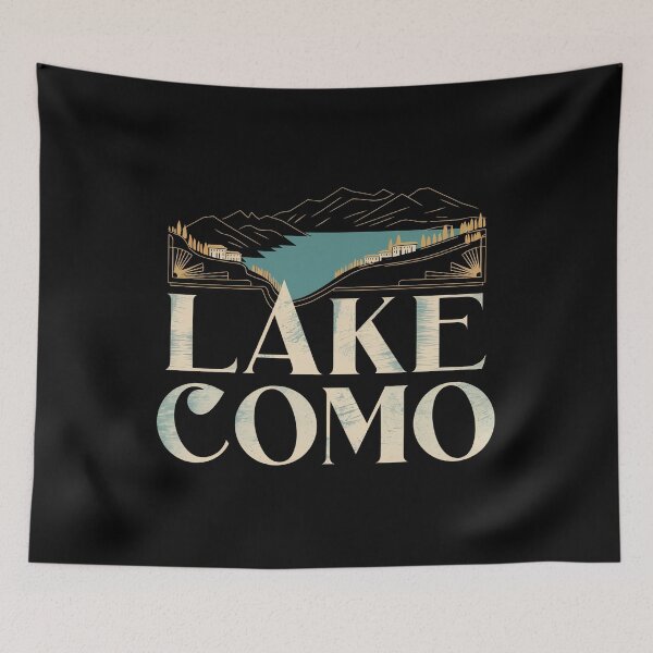 Item preview, Lake Como - The perfect gift for travel lovers, Italian landscapes enthusiasts, and those with an elegant sense of style. designed and sold by ZyziowskyArt.
