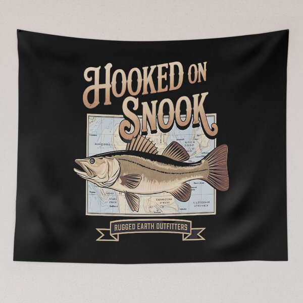 Item preview, Hooked on snook - Snook - Snook fish - Snook fishing - Wicked fish designed and sold by JansenGS.