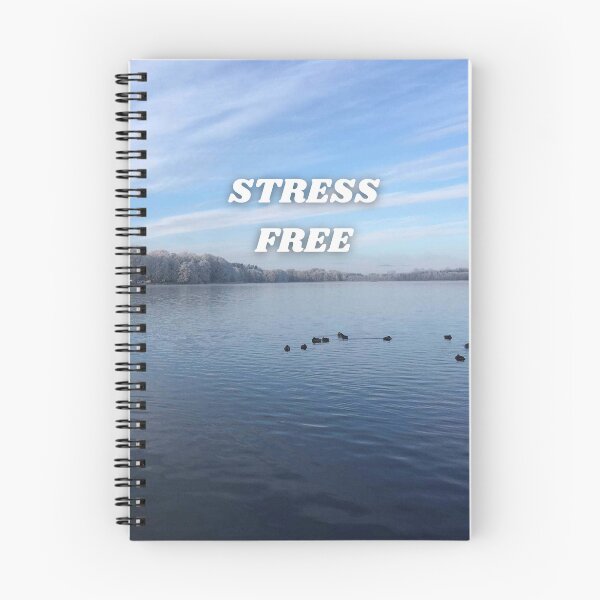 Item preview, Stress-free: Winter landscape of the lake designed and sold by Agata-02.