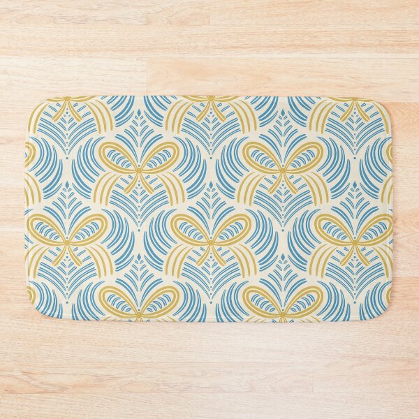 Item preview, Golden and Blue Stylized Bow Design designed and sold by Elisabeth Coelfen.