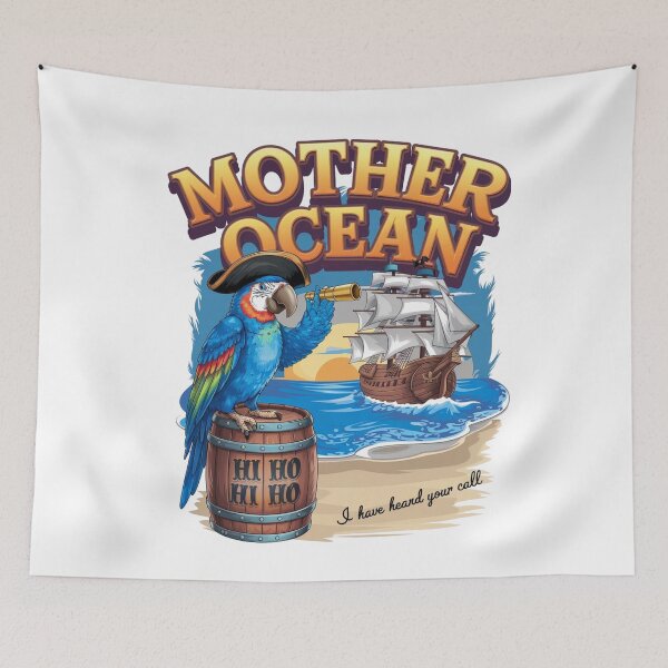 Item preview, Mother ocean - Yes i am a pirate - Nautica - Set sail - pirates booty - Yachting club - Yachting world - Cruising sailboat designed and sold by JansenGS.