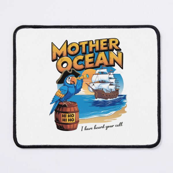 Item preview, Mother ocean - Yes i am a pirate - Nautica - Set sail - pirates booty - Yachting club - Yachting world - Cruising sailboat designed and sold by JansenGS.