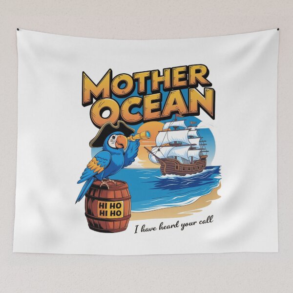 Item preview, Mother ocean - Yes i am a pirate - Nautica - Set sail - pirates booty - Yachting club - Yachting world - Cruising sailboat designed and sold by JansenGS.