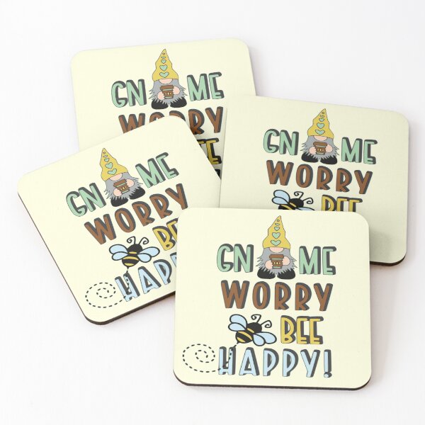 Item preview, Gnome Worry Bee Happy! designed and sold by Creation Station Boutique USA.