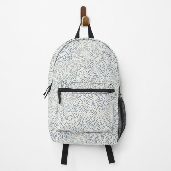 Item preview, Blue and Beige Swirling Dot Pattern designed and sold by BONBcreative.