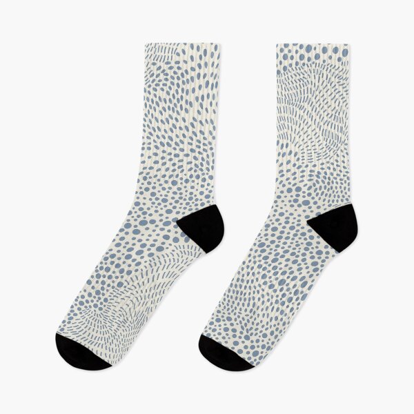 Item preview, Blue and Beige Swirling Dot Pattern designed and sold by BONBcreative.