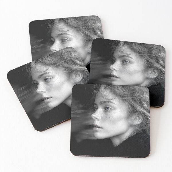 Item preview, Monochrome Portrait of Woman with Motion Blur designed and sold by regnumsaturni.