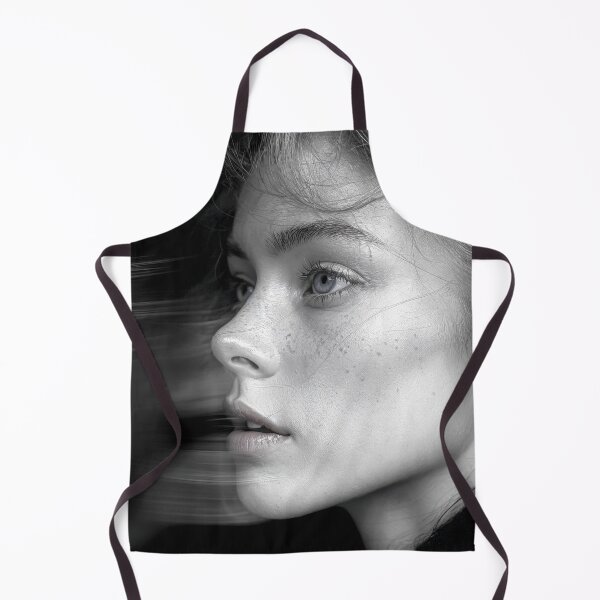 Item preview, Monochrome Portrait of Woman with Motion Blur designed and sold by regnumsaturni.