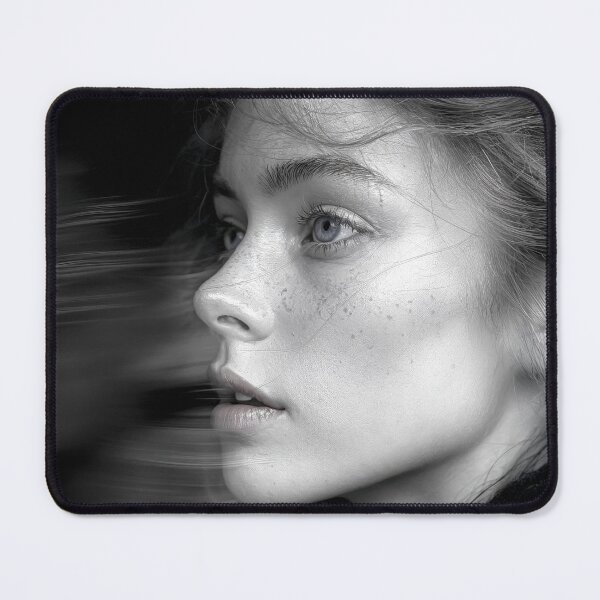 Item preview, Monochrome Portrait of Woman with Motion Blur designed and sold by regnumsaturni.