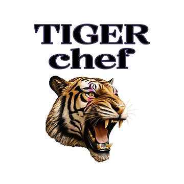 Artwork thumbnail, Tiger Chef by FirstTimeTees