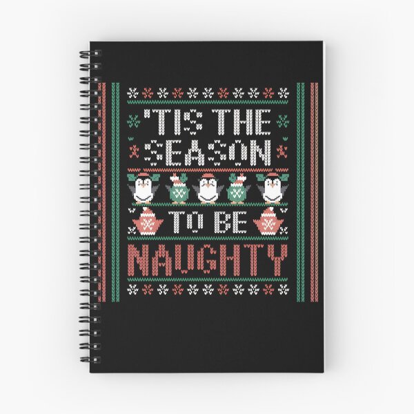 Item preview, Tis The Season To Be Naughty Penguin Adult Christmas Gear designed and sold by DynamicDesign.