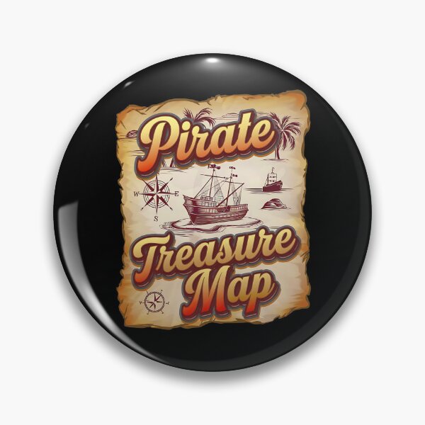 Item preview, Pirate treasure map - Blackbeard pirate - Pirates hometown - Coastal pirates - Pirates bay - Seaborne - Pirates code designed and sold by JansenGS.