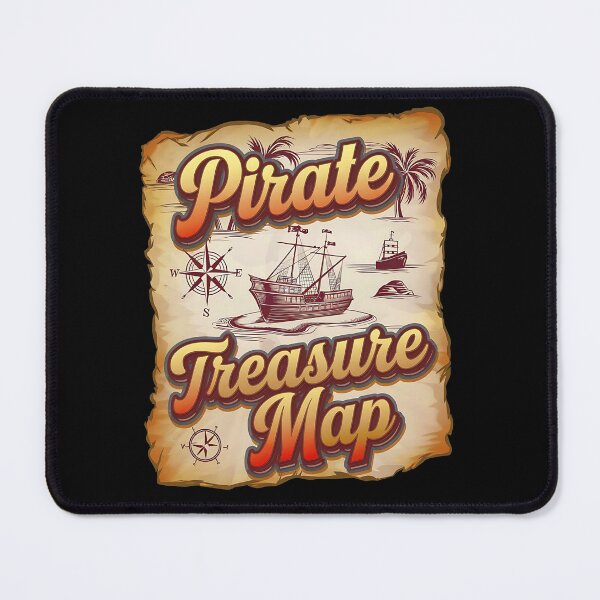 Item preview, Pirate treasure map - Blackbeard pirate - Pirates hometown - Coastal pirates - Pirates bay - Seaborne - Pirates code designed and sold by JansenGS.