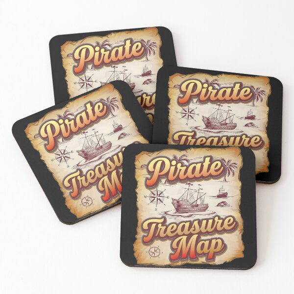 Item preview, Pirate treasure map - Blackbeard pirate - Pirates hometown - Coastal pirates - Pirates bay - Seaborne - Pirates code designed and sold by JansenGS.