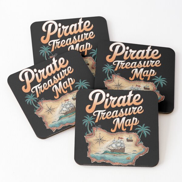 Item preview, Pirate treasure map - Blackbeard pirate - Pirates hometown - Coastal pirates - Pirates bay - Seaborne - Pirates code designed and sold by JansenGS.