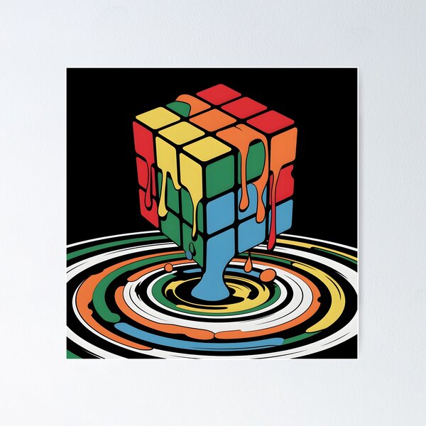 Item preview, Melting Rubik's Cube Toy, Rubik Fan  designed and sold by Zikozaki.