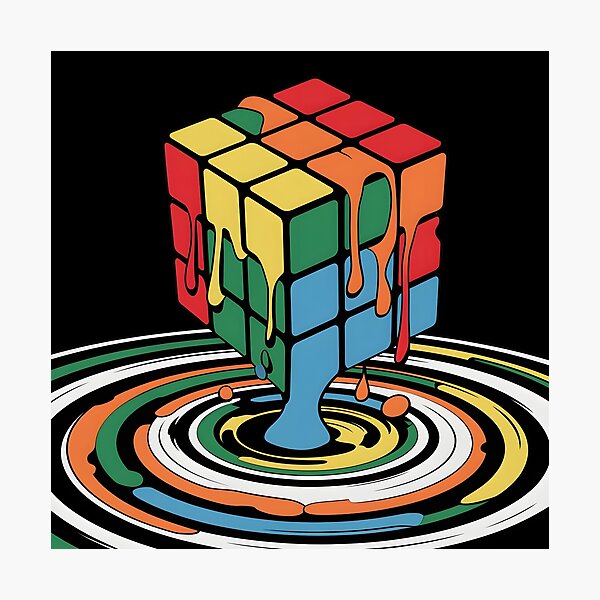 Item preview, Melting Rubik's Cube Toy, Rubik Fan  designed and sold by Zikozaki.
