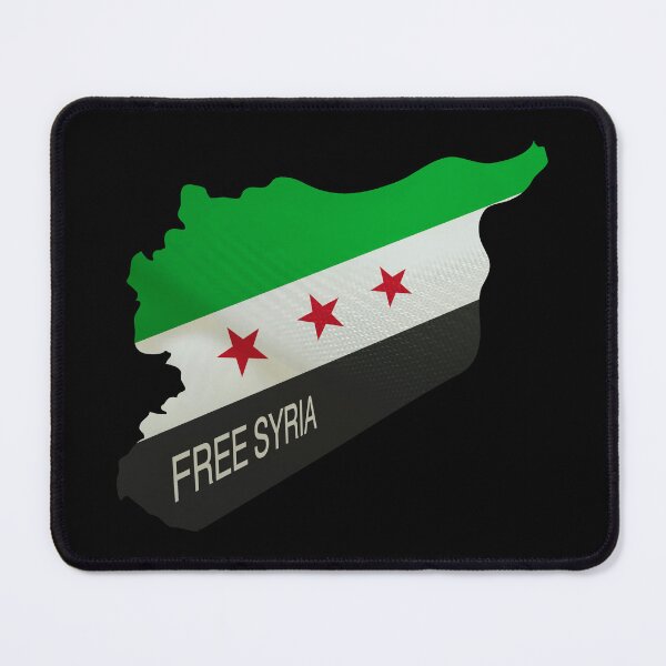 Item preview, Syria revolution flag map designed and sold by Mo5tar.