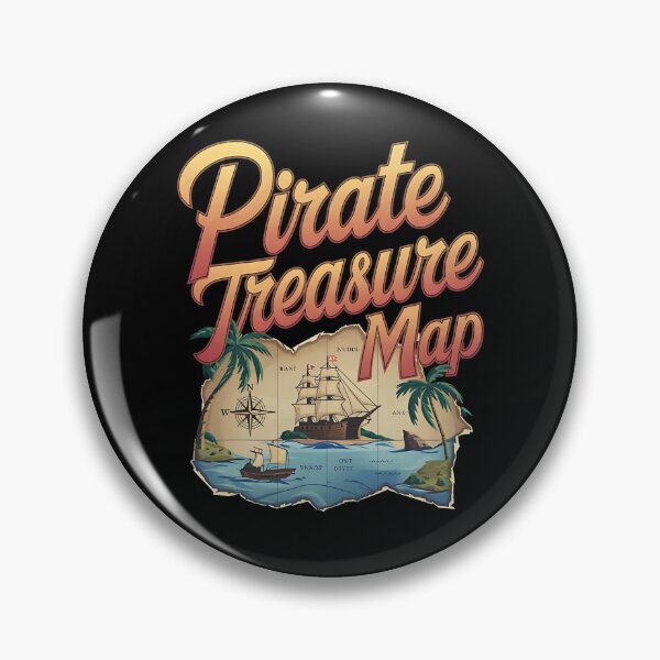Item preview, Pirate treasure map - Blackbeard pirate - Pirates hometown - Coastal pirates - Pirates bay - Seaborne - Pirates code designed and sold by JansenGS.