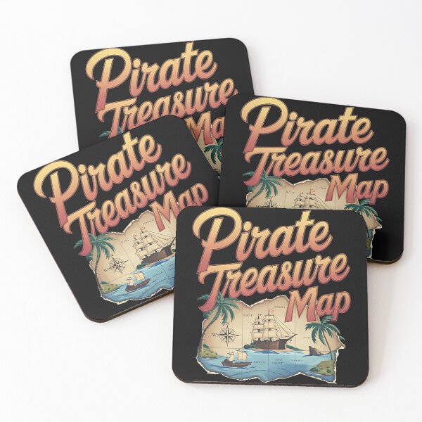 Item preview, Pirate treasure map - Blackbeard pirate - Pirates hometown - Coastal pirates - Pirates bay - Seaborne - Pirates code designed and sold by JansenGS.