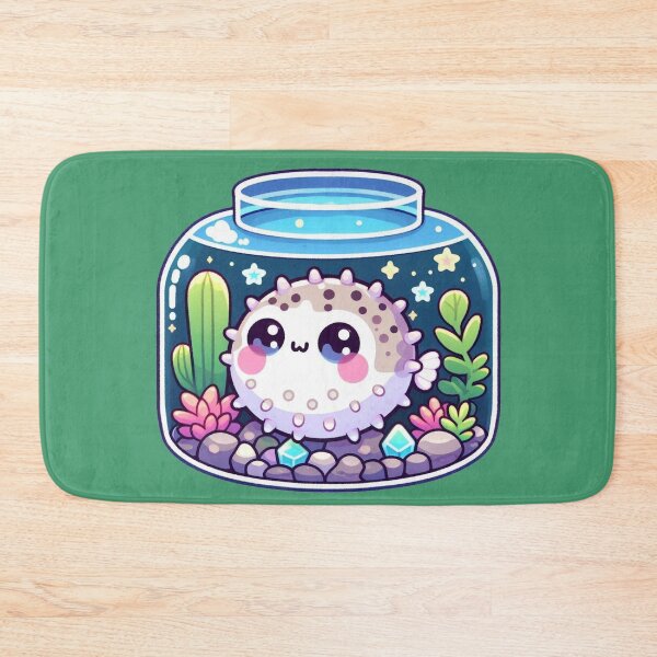 Item preview, Puffer Fish Aquarium  designed and sold by Kawaiidiss.