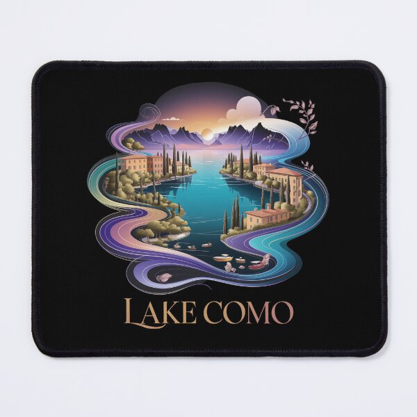 Item preview, Lake Como - The perfect gift for travel lovers, Italian landscapes enthusiasts, and those with an elegant sense of style. designed and sold by ZyziowskyArt.