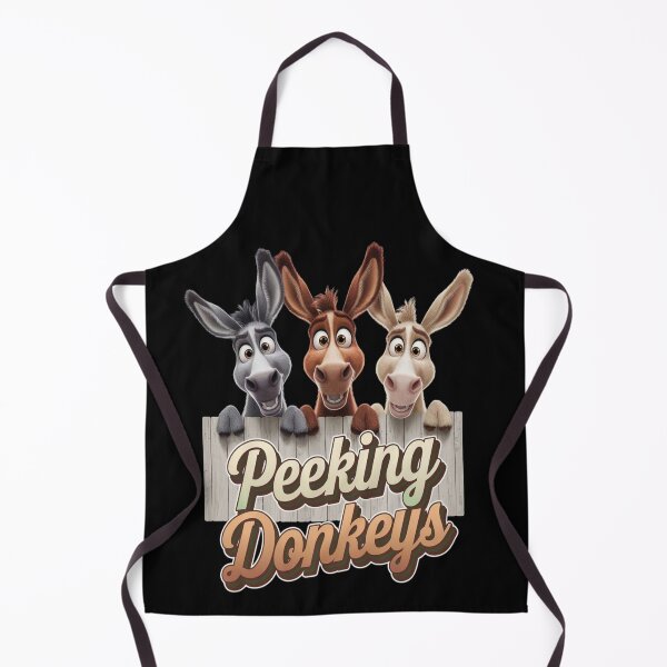 Item preview, Peeking donkeys - Donkey whisperer - Donkeys are awesome - Donkey charms - Donkey nature designed and sold by JansenGS.