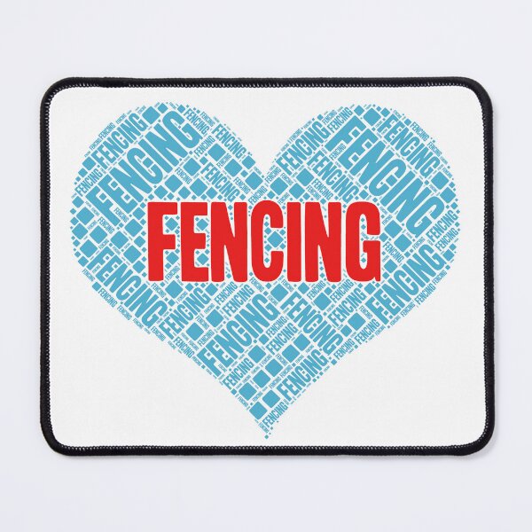 Item preview,  Art Heart Design Gifts for Fencing Lovers designed and sold by Maniutek.