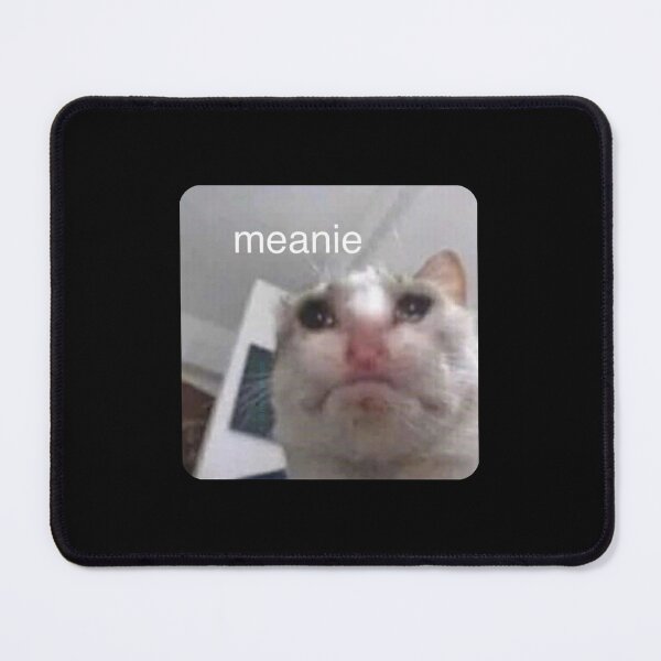 Item preview, meanie sad cat designed and sold by hotdogging.