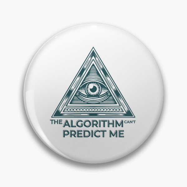 Item preview, The Algorithm Can't Predict Me – Eye of Mystery Design designed and sold by DesignDazzles.