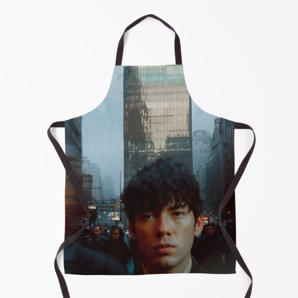 Item preview, Young asian Man Standing in Busy City Street Surrounded by Motion Blur designed and sold by regnumsaturni.
