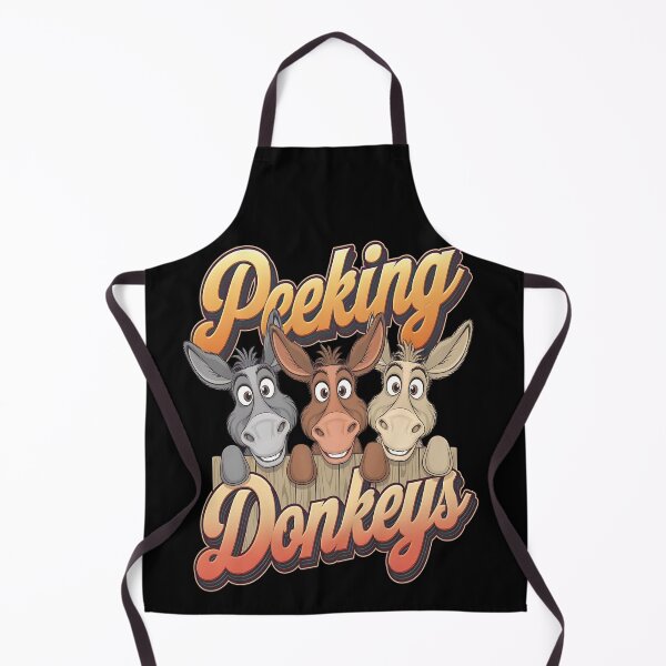Item preview, Peeking donkeys - Donkey whisperer - Donkeys are awesome - Donkey charms - Donkey nature designed and sold by JansenGS.