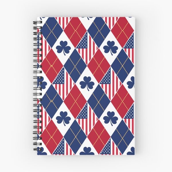 Item preview, Clover American Flag Argyle pattern designed and sold by BeebooDesign.