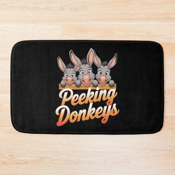 Item preview, Peeking donkeys - Donkey whisperer - Donkeys are awesome - Donkey charms - Donkey nature designed and sold by JansenGS.