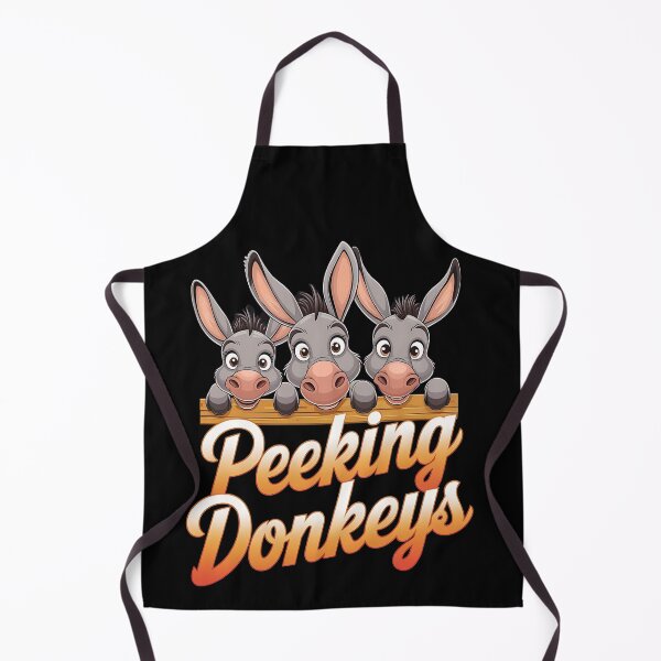 Item preview, Peeking donkeys - Donkey whisperer - Donkeys are awesome - Donkey charms - Donkey nature designed and sold by JansenGS.