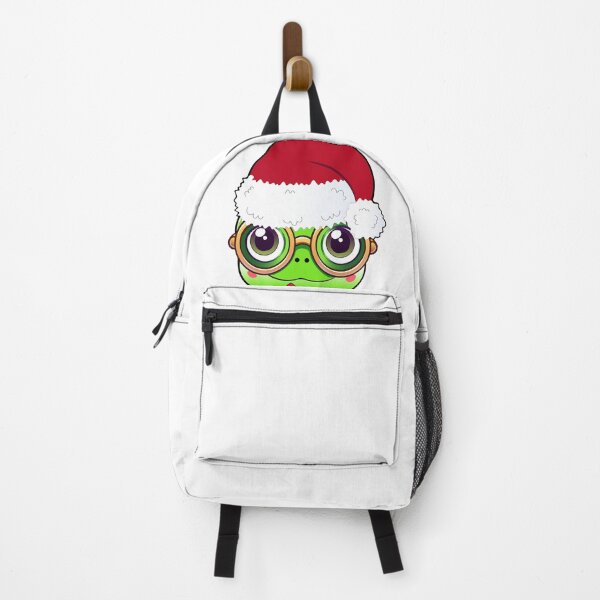 Item preview, A frog in a Christmas hat. Gift in hands. Christmas gift. The frog gives a gift. designed and sold by lu-print-design.