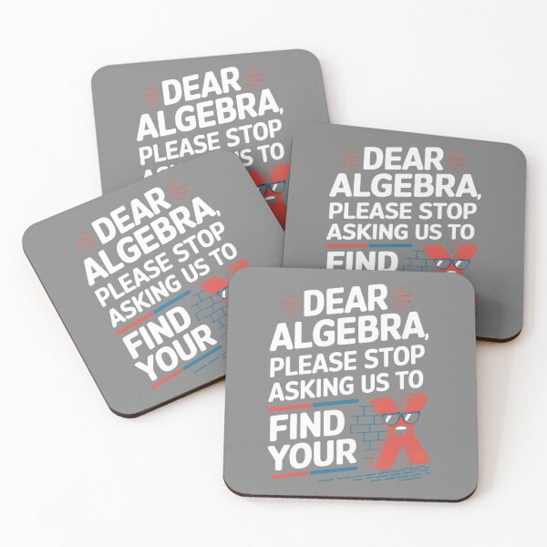Item preview, Algebra's Lost X - A Funny Mathematical Joke Project designed and sold by TeeGrit.