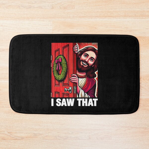 Item preview, I Saw That Jesus Christ Christmas Wreath designed and sold by plushism.
