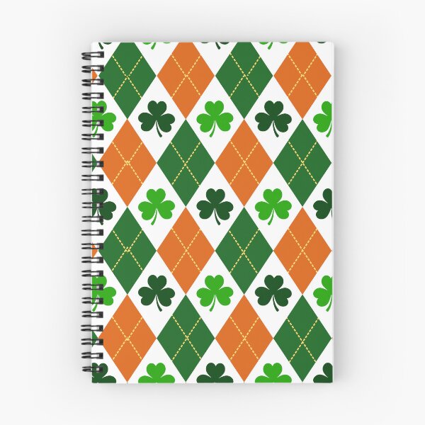 Item preview, Clover Shamrock Christmas Argyle pattern seamless designed and sold by BeebooDesign.