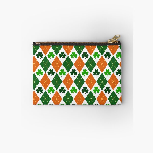 Item preview, Clover Shamrock Christmas Argyle pattern seamless designed and sold by BeebooDesign.