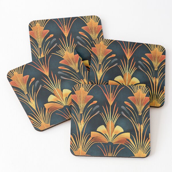 Item preview, Art Deco "Gilded Horizons" designed and sold by ArtHouseNiklas.