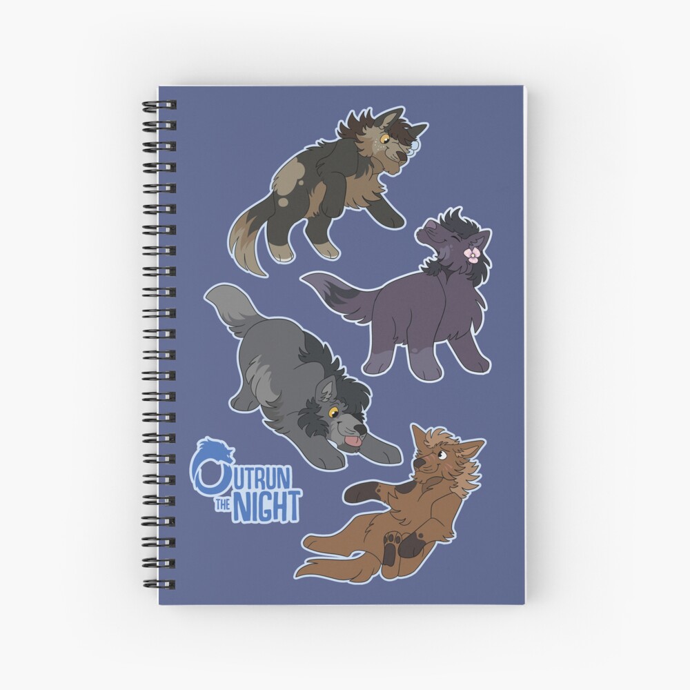 Item preview, Spiral Notebook designed and sold by OutrunTheNight.