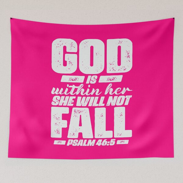 Item preview, Psalm 46:5 God Is Within Her She Will Not Fall designed and sold by plushism.