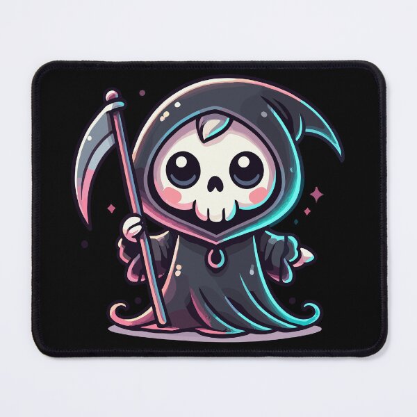 Item preview, Whimsical Grim Reaper designed and sold by Kawaii-n-Spice.