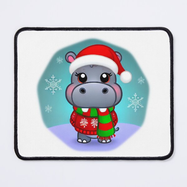 Item preview, Festive Hippo in Christmas Sweater designed and sold by Chokhdi289shop.