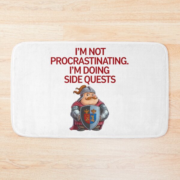 Item preview, I'm Not Proctrastinating. I'm Doing Side Quests designed and sold by Angry Swan Designs.