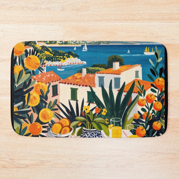 Item preview, Mediterranean Seaside Breakfast Escape - Painting Matisse Style designed and sold by regnumsaturni.