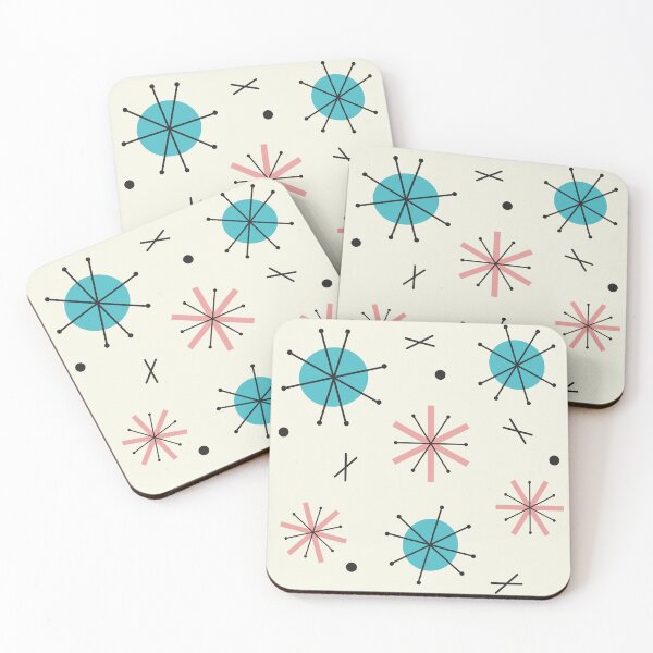Item preview, Atomic Age Planets Starbursts designed and sold by thepixelgarden.